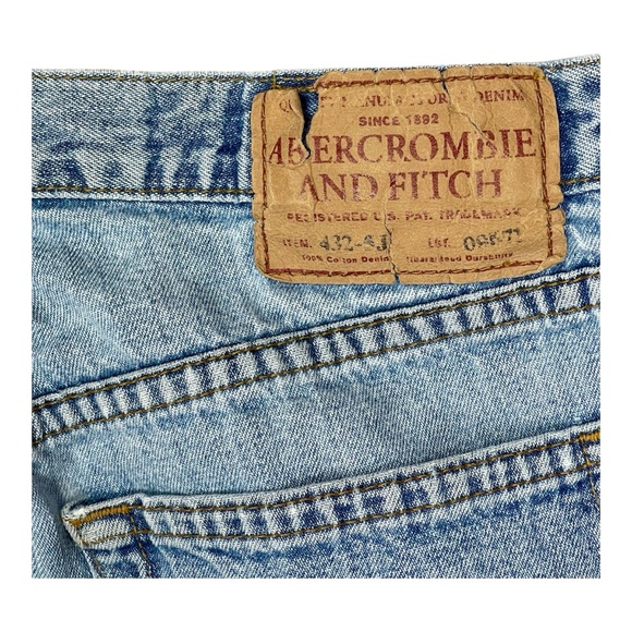 Vintage Abercrombie & Fitch Made USA Flare Jeans Size 4R - Picture 4 of 10